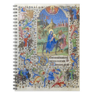 Cuaderno Holy Family Flight into Egypt Medieval Manuscript 
