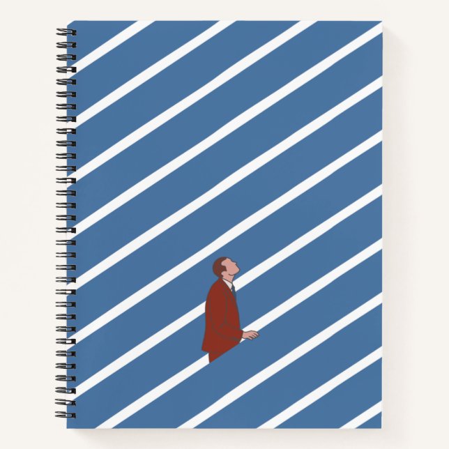 Cuaderno Hombre ascendiendo o un nuevo trabajo (Anverso)