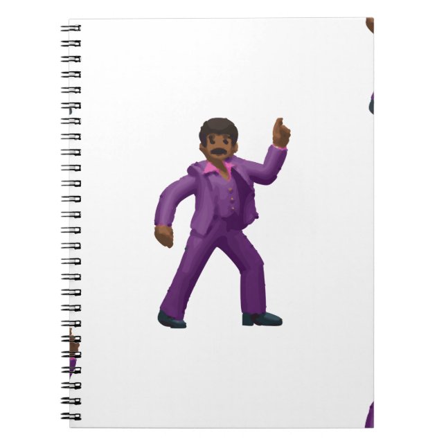 Cuaderno Hombre bailando de emoji (Frente)