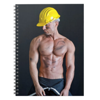 Cuaderno Hombre Caliente Camiseta Sexy Musculoso Stud Const