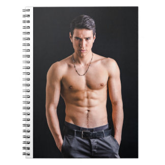 Cuaderno Hombre Caliente Hombre Sexy Sin Camisa Stud Poses