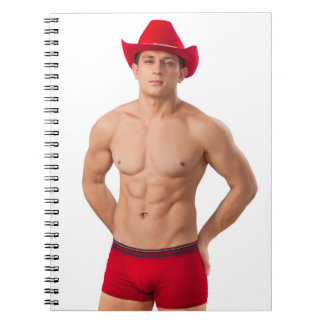 Cuaderno Hombre Caliente Vaquero Sexy Sin Camisa Hombre Mus