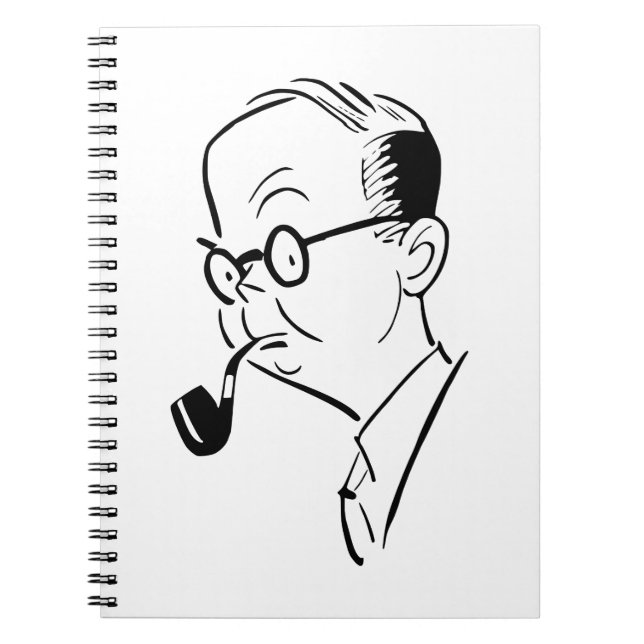 Cuaderno Hombre con pipa (Frente)