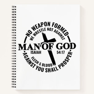 Cuaderno Hombre de Dios, ningún arma que se forme contra mí