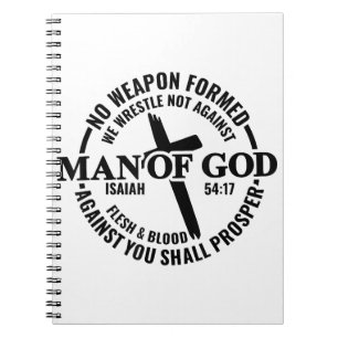 Cuaderno Hombre de Dios, ningún arma que se forme contra mí