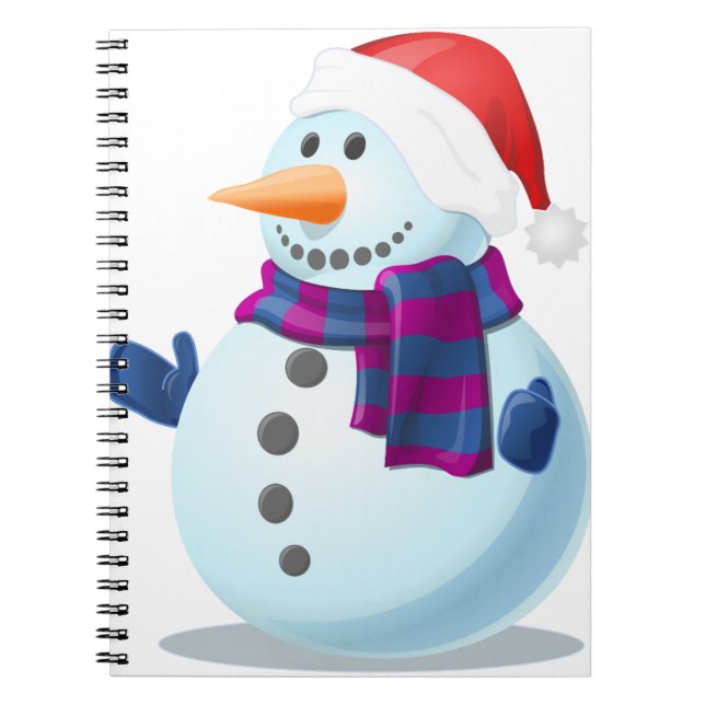 Cuaderno hombre de nieve (Frente)