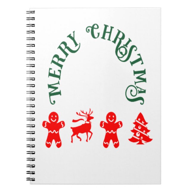 Cuaderno Hombre de Pan de Jengibre (Frente)