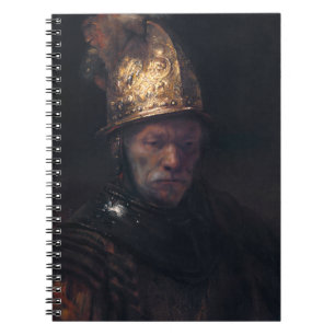Cuaderno Hombre de Rembrandt con casco de oro