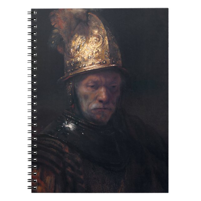 Cuaderno Hombre de Rembrandt con casco de oro (Frente)