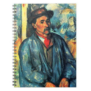 Cuaderno Hombre en un Smock azul - Paul Cezanne - c1896
