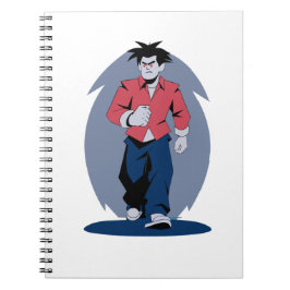 Cuaderno Hombre enojado caminando