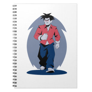 Cuaderno Hombre enojado caminando