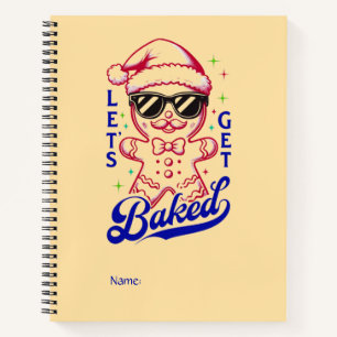 Cuaderno Hombre gracioso de pan de jengibre - Vamos a horne