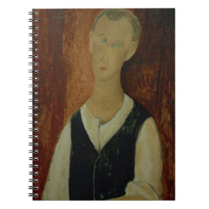 Cuaderno Hombre joven con un Waistcoat negro, 1912 (el