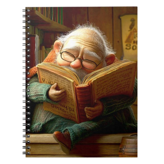 Cuaderno Hombre Leyendo (Frente)