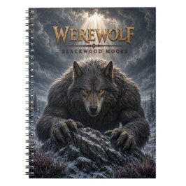 Cuaderno Hombre lobo Blackwood Moors Dark Cinema