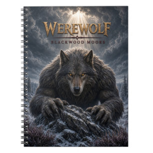 Cuaderno Hombre lobo Blackwood Moors Dark Cinema