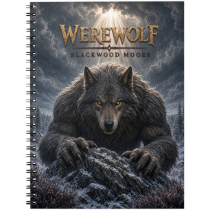 Cuaderno Hombre lobo Blackwood Moors Dark Cinema