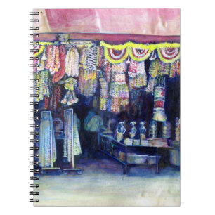 Cuaderno Hombre Loco en el mercado y principal, Singapur