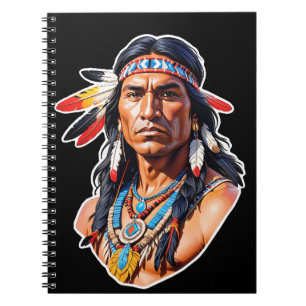 Cuaderno Hombre nativo americano indio