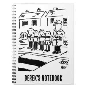 Cuaderno Hombre Piruleta Usa Piruleta como Barrera de Conte