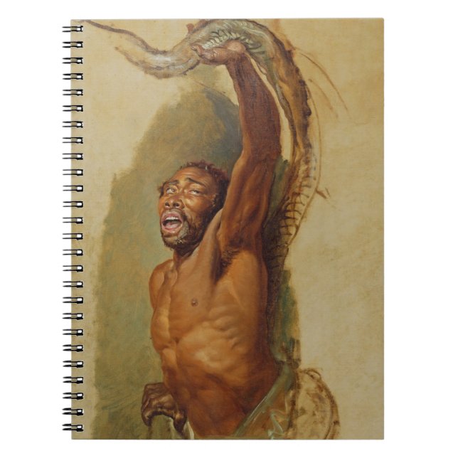 Cuaderno Hombre que lucha con un constrictor de boa, (Frente)