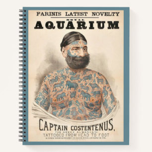 Cuaderno Hombre tatuado del capitán Costentenus de los años