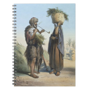 Cuaderno Hombre y mujer, ilustracion del Fellah 'del Valle