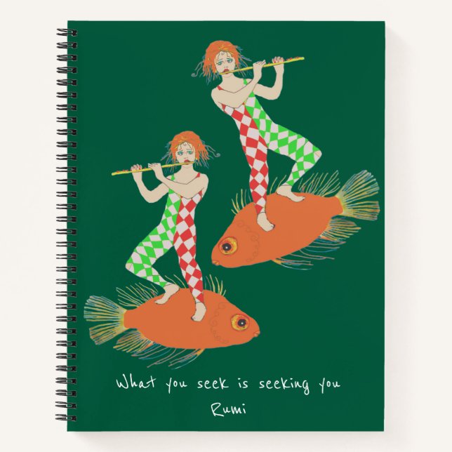 Cuaderno Hombre y pez (Anverso)