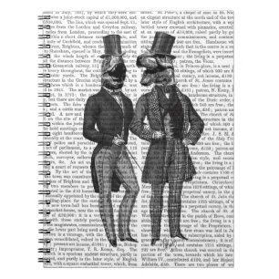 Cuaderno Hombres de Dinosaurios llevan la noche fuera