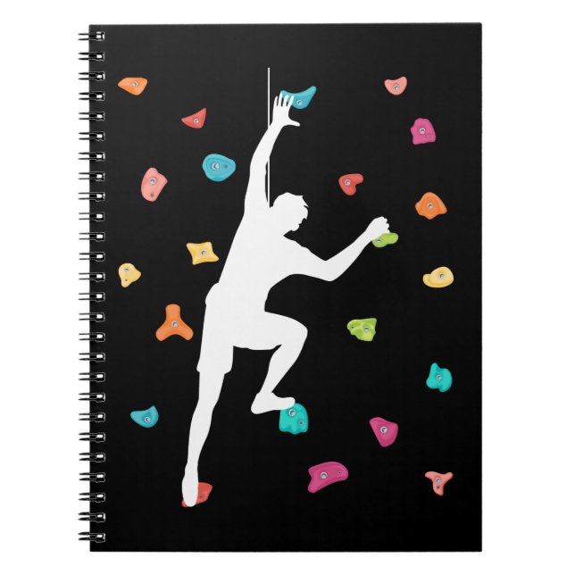 Cuaderno Hombres de escalada gratis (Frente)