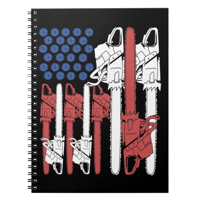 Cuaderno Hombres madereros Lumberjack Regalos Arborismo Cha (Frente)