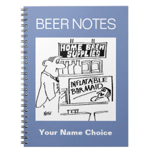 Cuaderno Home Brew Shop tiene una Barmaid Inflable