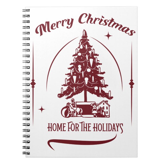 Cuaderno Home For the Holidays Vintage Design (Frente)