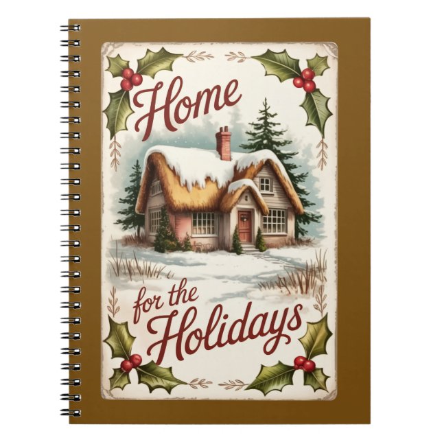 Cuaderno Home For The Holidays Winter Notebook (Frente)