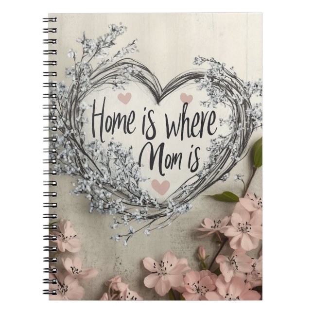 Cuaderno Home is where Mom is (Frente)