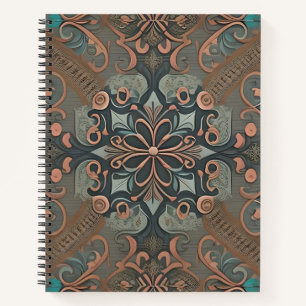 Cuaderno Homely cottage pattern