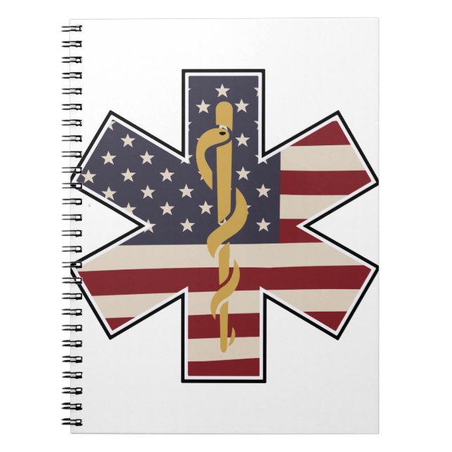 Cuaderno Homenaje de trabajador médico de emergencia Bander (Frente)