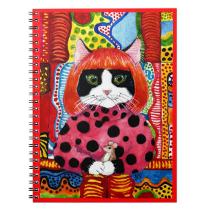 Cuaderno Homenaje de Yayoi Kusama como bloc de notas de rat