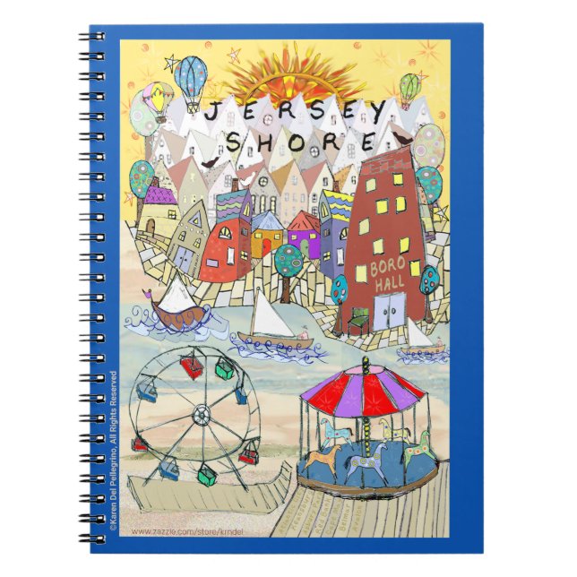 Cuaderno Hometown Jersey Shore (Frente)