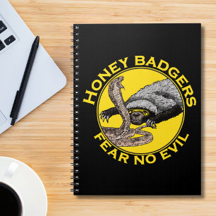 Cuaderno Honey Badgers Fear no tiene miedo de una cita mala