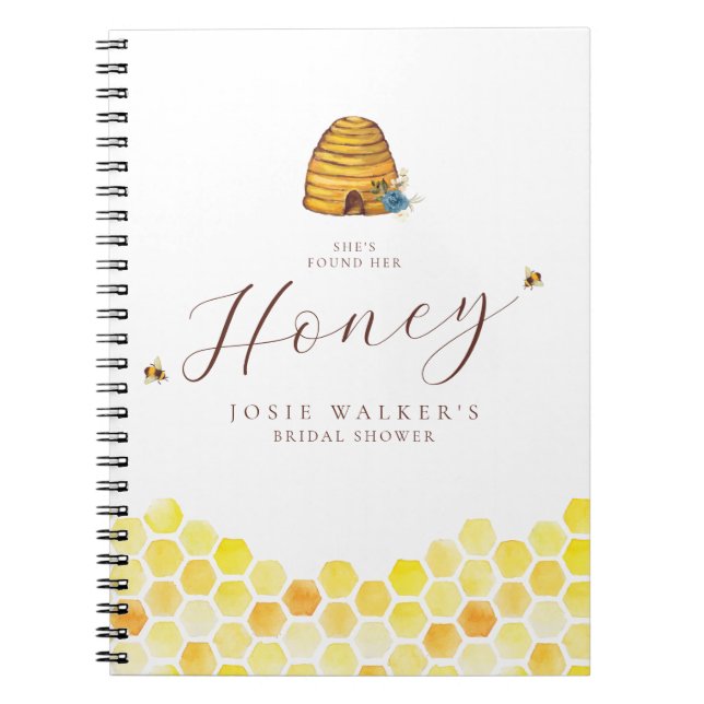 Cuaderno Honey Bee Bridal Shower Guest (Frente)