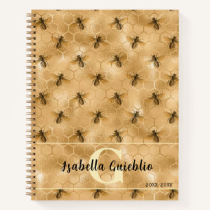 Cuaderno Honey Bee Golden