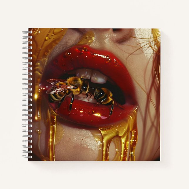 Cuaderno Honey Drip Beauty – Sensual Golden Portraits of Wo (Anverso)
