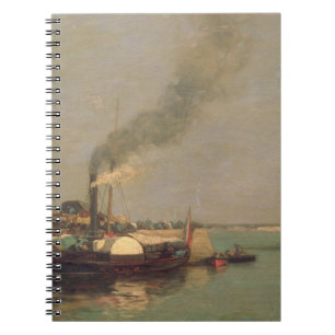 Cuaderno Honfleur. La Jetee, 1854-57 (aceite en el panel)