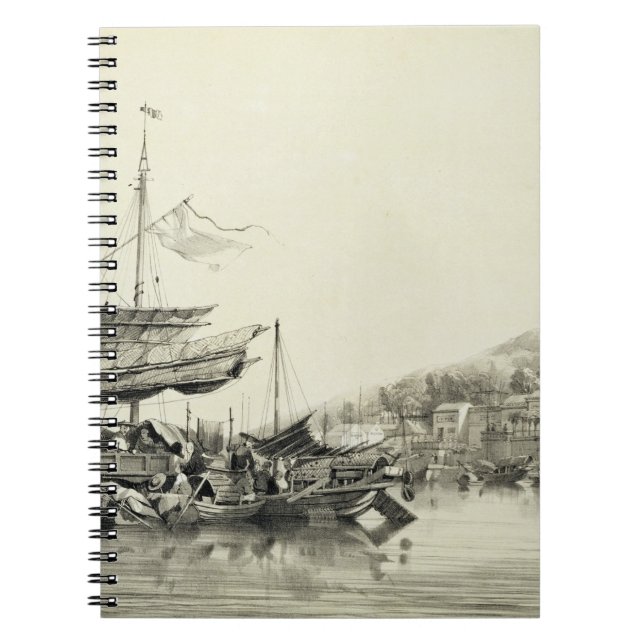 Cuaderno Hong Shang, platea 17 de los "bosquejos de China", (Frente)