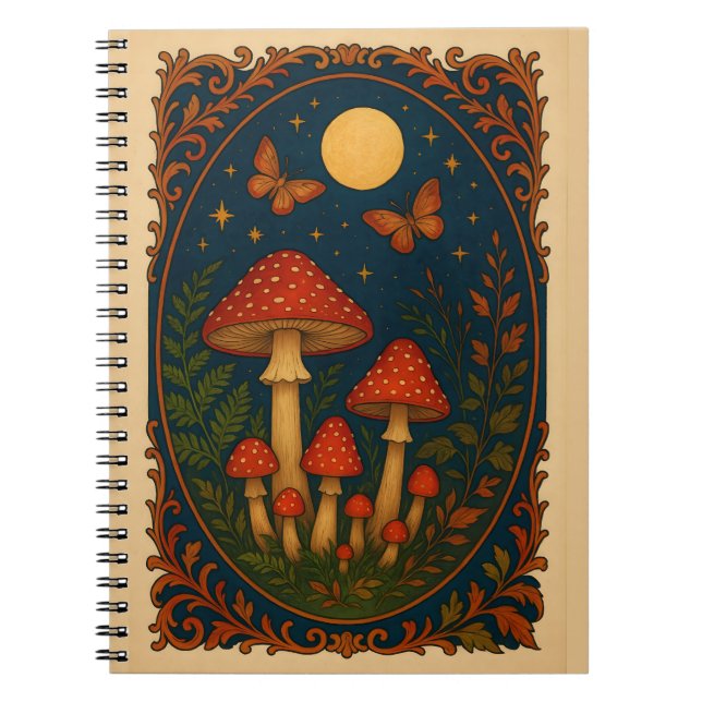 Cuaderno Hongo Encantado, Bosque Encantado a la Luz de la L (Frente)