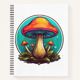 Cuaderno Hongos Mágicos Coloreados