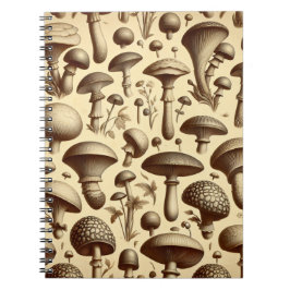 Cuaderno Hongos monocromáticos