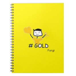 Cuaderno Hongos #Oro